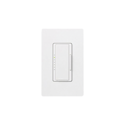 Atenuador (dimmer) Maestro 600W baja tensión, multilocación, sinlge pole,  color blanco.