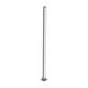 Poste de Acero Galvanizado para Videovigilancia, 1.5 m de altura.