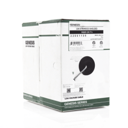 Bobina de 305 Metros de Cable / 6 x 22 AWG Blindado / Riser / Color Gris / Para Aplicaciones de Audio, Seguridad y Control