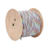 Carrete de 305 Metros Cable Múltiple Armado / 4 x 18 AWG SH + 6 x 22 AWG SH + 2 x 22 AWG SH + 4 x 22 AWG SH CMR