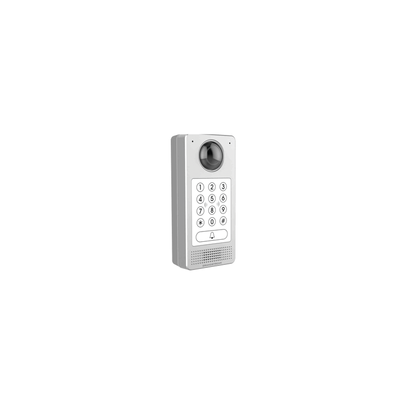 Videoportero IP (SIP) FISHEYE, apertura por código, Antivandálico, llamada y/o tarjeta, teclado retro-iluminación
