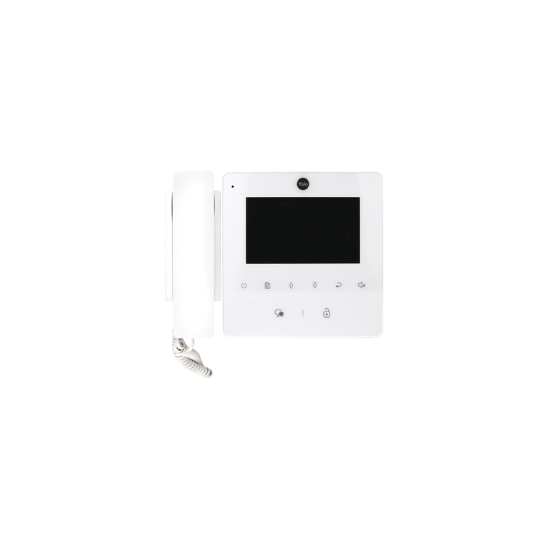 Monitor con teléfono  blanco YDV4702 para tvportero 80126