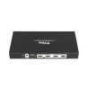 Controlador de VIDEOWALL  de 2 x 2 / Distribuye en 4 pantallas el video de 1 Entrada HDMI  / Resolución 1080p a 60 Hz. / Salida de audio de 3.5mm / Modo pantalla Completa o Modo Clon / Muy Fácil de crear una pared de Video Wall