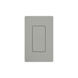Tapa ciega color gris.