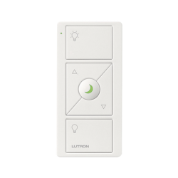 CONTROL REMOTO INALAMBRICO CON 3 BOTONES SUBIR/BAJAR, ENCENDER, APAGAR, NIGHTLIGHT color  blanco