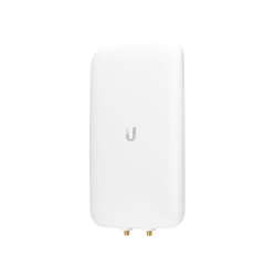Antena sectorial simétrica UniFi, doble banda con apertura de 90° en 2.4 GHz (10 dBi) y 45° en 5 GHz (15dBi)