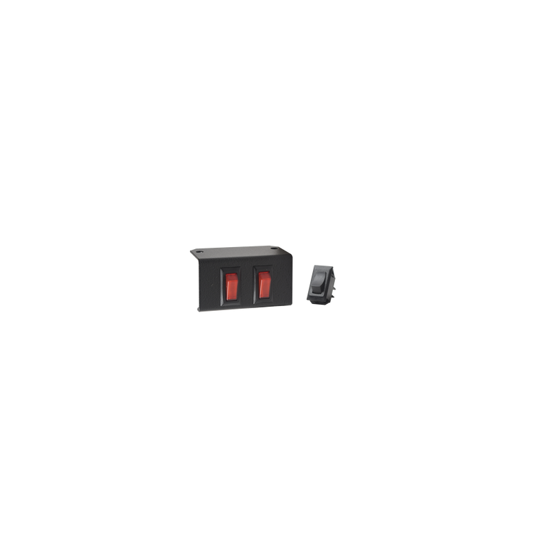 Panel frontal de 2 interruptores