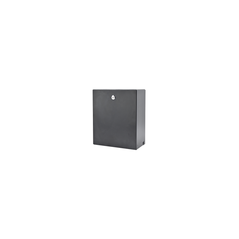 Gabinete con Punto de Consolidación de 24 Puertos, Compatible con conectores Keystone, Instalación en Pared o techo falso, Se envía el Gabinete Armado.