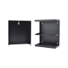 Gabinete con Punto de Consolidación de 24 Puertos, Compatible con conectores Keystone, Instalación en Pared o techo falso, Se envía el Gabinete Armado.