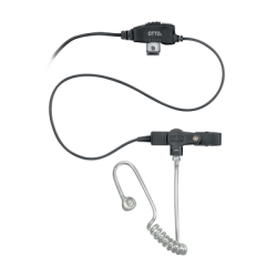 Kit de Micrófono-Audífono PLUS de 1 cable para Motorola DEP550, DGP8050 Elite, Serie XPR3000/3500, Serie APX3000/8000, DP2400/2600