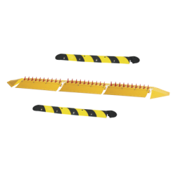 Kit de picos ponchallantas autónomo / Carriles de 3.2 M / No requiere barrera / FACIL INSTALACION / Incluye topes y tornilleria