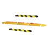 Kit de picos ponchallantas autónomo / Carriles de 3.2 M / No requiere barrera / FACIL INSTALACION / Incluye topes y tornilleria