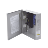 12 o 24 Vcc @ 6 A / fuente tipo control / para 8 entradas a 8 salidas / capacidad de batería de respaldo / requiere batería.