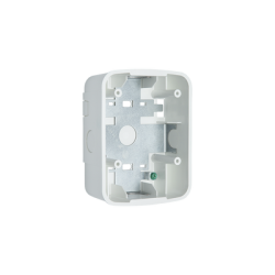 Caja de Montaje en Pared para Bocina y Bocina con Lampara Estroboscopica, Color Blanco