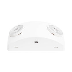 Luz de Emergencia Dual LED ultra compacta/150 lúmenes/Luz fría/Batería de Respaldo Incluida/Botón de test.
