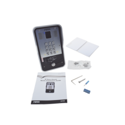 Audio Portero IP  2 líneas SIP con relevador integrado, Lector RFID para acceso por clave numérica, tarjeta o llamada remota, PoE