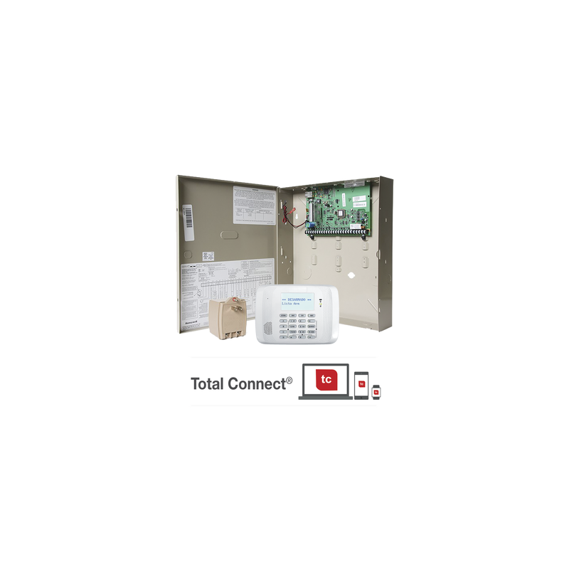 Panel de Alarma Residencial/Comercial VISTA 21IP con Módulo IP incluído para conexión a AlarmNet y Teclado Alfanumerico con Receptor Inalambrico 6162RF