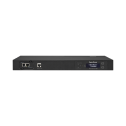 PDU ATS (Fuente Redundante Auto-transferible) Monitoreable, Para Distribución de Energía, 2 Entradas 120 Vca NEMA5-15P, Con 10 Salidas NEMA 5-15R, Horizontal 19in, 1UR 