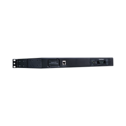 PDU ATS (Fuente Redundante Auto-transferible) Medible, Para Distribución de Energía, 2 Entradas 120 Vca NEMA5-15P, Con 10 Salidas NEMA 5-15R, Horizontal 19in, 1UR