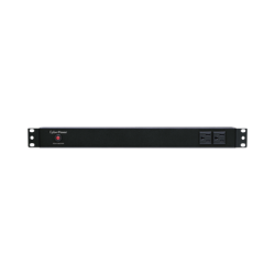 PDU Básico Para Distribución de Energía, Con 8 Tomas NEMA 5-15R Traseras y 2 Tomas 5-15R Frontales, 1UR, 15 Amp, 120 Vca