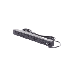 PDU Básico Para Distribución de Energía, Con 12 Tomas NEMA 5-15R Traseras, 1UR, 15 Amp, 120 Vca