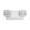 Luz LED de Emergencia Dual LED /150 lúmenes/Luz fría/Batería de Respaldo Incluida/Botón de test.