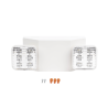 Luz LED de Emergencia Dual LED /150 lúmenes/Luz fría/Batería de Respaldo Incluida/Botón de test.