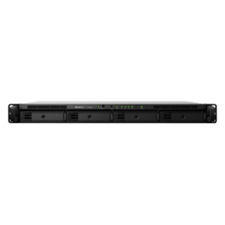 Unidad de Expansión Synology RX418 | 4 Bahías SATA HDD/SSD 3.5" y 2.5" | eSATA | Profundidad 30 cm | Compatible con RackStation 1U | Administración DSM.