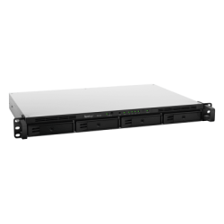 Unidad de Expansión Synology RX418 | 4 Bahías SATA HDD/SSD 3.5" y 2.5" | eSATA | Profundidad 30 cm | Compatible con RackStation 1U | Administración DSM.