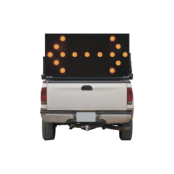 Tablero de señalización doble para montaje en pick up