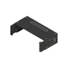 Rack Abierto de montaje en Pared, de 19in,  Profundidad Ajustable (8" a 12") de 2.5  Unidades de rack, con Capacidad de Crecimiento.