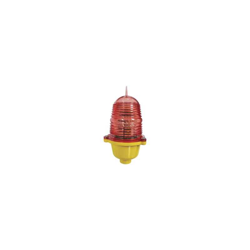 Estrobo Led de Obstrucción Color Rojo (110 Vca de Entrada) / Luz fija