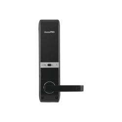 Cerradura inteligente para puertas con doble cerrojo/teclado Touch Screen, Apertura con tarjeta Mifare /Contraseña y Llave de emergencia 