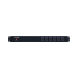 PDU Básico Para Distribución de Energía, Con 8 Tomas NEMA 5-15R Traseras y 6 Tomas 5-15R Frontales, 1UR, 15 Amp, 120 Vca