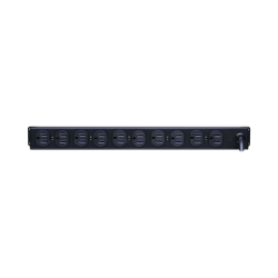 PDU Básico Para Distribución de Energía, Con 10 Tomas NEMA 5-15R Traseras, 1UR, 15 Amp, 120 Vca