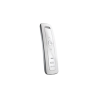 Control remoto 2 canales para motores de persiana Somfy con señal inalámbrica, instrucciones: sube, baja y detener, con posición favorita programada.