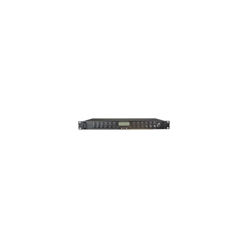 PDU Administrable IP, 12 Salidas para Brakers (No incluidos), Control de Energía Remoto, Doble Bus Inteligente de Distribución CD, Aplicaciones 12,24 y 48 Vcc.