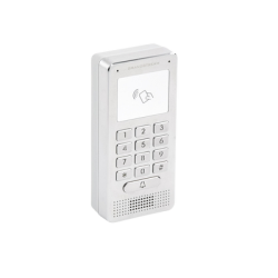 Audioportero IP (SIP), Antivandálico, apertura por código, llamada y/o tarjeta, teclado iluminado