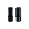 Barrera fotoelectrica de 100 metros con la mejor tecnologia de deteccion de patrones para reducir falsas alarmas / Alámbrico / 2 rayos / compatible con cualquier panel de alarma