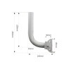 Montaje universal flexible para instalación en poste o pared, compatible con equipos Ubiquiti, Mimosa, Cambium y Altai 