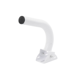 Montaje universal flexible para instalación en poste o pared, compatible con equipos Ubiquiti, Mimosa, Cambium y Altai 