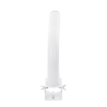 Montaje universal flexible para instalación en poste o pared, compatible con equipos Ubiquiti, Mimosa, Cambium y Altai 