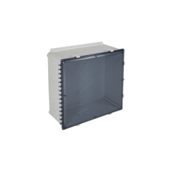 Caja De Policarbonato Con Puerta Tintada, 24"Hx24"Wx10"D, IP66, Uso Interior Exterior, Listado UL/cUL