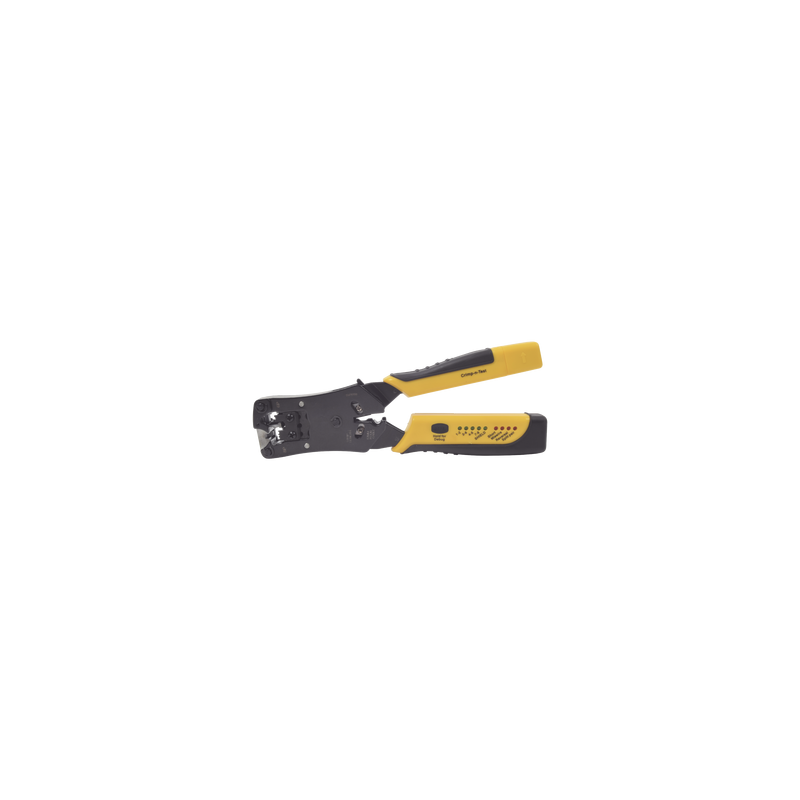Pinza 3 en 1: Pelacables/ Terminado/ Probador para UTP. Enchufe Modular de Prueba para RJ45/RJ11/RJ22.