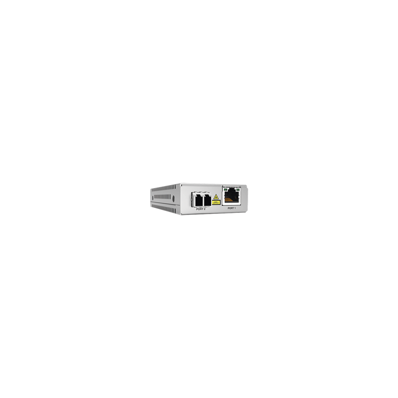 Convertidor de medios Gigabit Ethernet a fibra óptica, conector LC, monomodo (SMF), versión TAA (Trade Agreement Act), 10 km