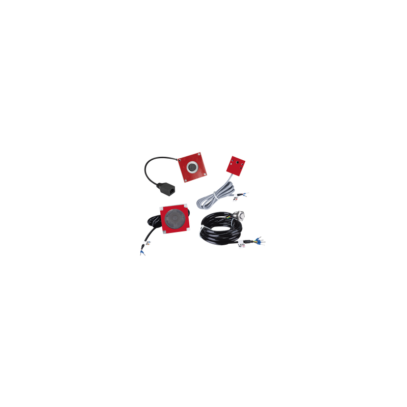 KIT de Accesorios para el modelo PA2F, incluye cámara, micrófono, parlante y botón, múltiples aplicaciones 
