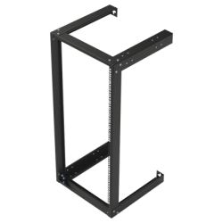 Rack Abierto de 19" para Montaje en Pared de 24 Unidades.