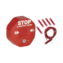 Alarma Multifunción Exit Stopper® para proteger puertas dobles (incluye contactos magnéticos)