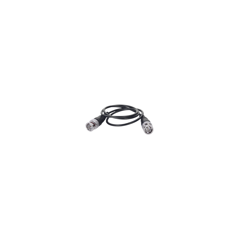 Cable Coaxial armado con conector BNC y longitud de 60 cm, Optimizado para HD ( TurboHD, HD-SDI, AHD )