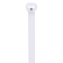 Cincho de Nylon 6.6 Dome-Top® Con Lengüeta de Bloqueo de Acero Inoxidable, 305 mm largo x 4.7mm ancho, Color Natural, Paquete de 100pz